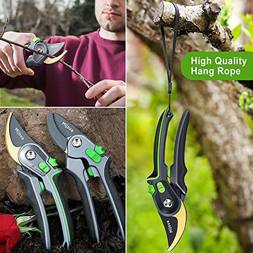 Garden Pruners,Pruning Shears for Gardening Heavy Duty with Rust Proof