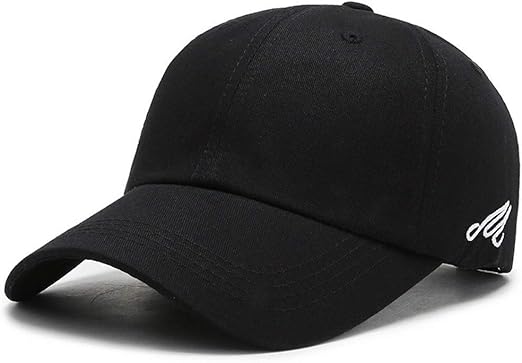 black baseball hat no logo