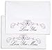 Jack Dempsey Needle Art 361088 Love You More Pillowcase White
