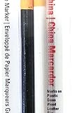 General Pencil 1240ABP China Marker Multi Purpose Grease Pencil, Black/White, 2-Pack