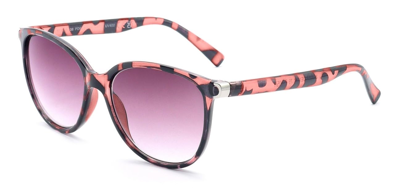 ZAVISH Reading Sunglasses Womens Designer Crystal Animal Pink Tinted Sun Readers Glasses UV400 Outdoor Lens & Case +1.50