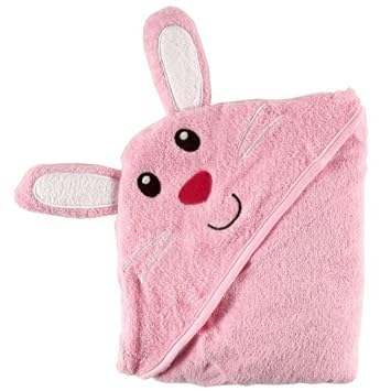 rabbit hooded towel