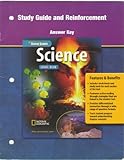 Paperback Glencoe Science Blue Level Study Guide and Reinforcement Answer Key ISBN 9780078671708 0078671701 Book