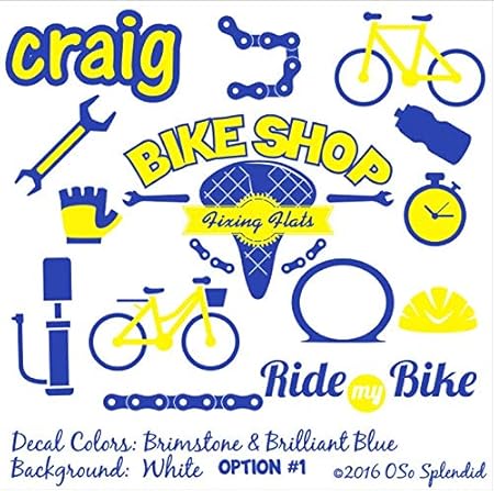 Amazon Com Ceciliapater Cranial Band Decals Bicycle Cycling