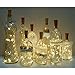 8 Pack 20 LED Wine Bottle Cork Lights, Fairy Mini String Lights Copper Wire, Battery Operated Starry Lights for DIY, Christmas, Halloween, Wedding, Party, Indoor&Outdoor (8 Pack, Warm White)