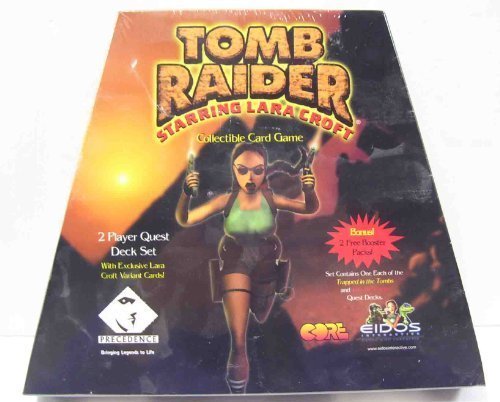 Tomb Raider Starring Lara Croft Collectible Card Game 2 player Quest Deck set