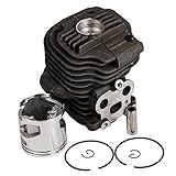 Woniu Cylinder Piston Ring Kits 51mm For Husqvarna K750 K760 Cut Off Saw Replace 506 38 61 71