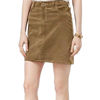 Tommy Hilfiger Women's Brown Corduroy Mini Skirt Uganda Ubuy