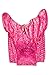 Fin Fun Mermaid Tail Only, Reinforced Tips, NO Monofin, Malibu Pink, Size Adult XS