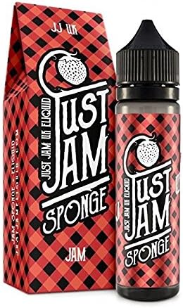 Just Jam Sponge E Liquid Vape Juice 50ml 0mg (Original Sponge, 50ml)