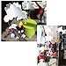 Baby Shower Party Decorations, Baby Room Decor Kids Room Decorations for girls - DIY 3D Cloud Waterdrop Window Hangings Garland for Home Decorators by Azude