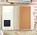 PU Leather Traveler's Journal, Refillable Traveler Journal by Webster's Pages, Small Notebook Cover with Notebook Inserts, For Women, Artists, Writing - Blush Dot, 5.5