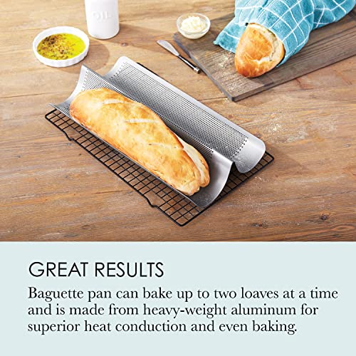 Chicago Metallic Commercial II NonStick Perforated French Bread Pan