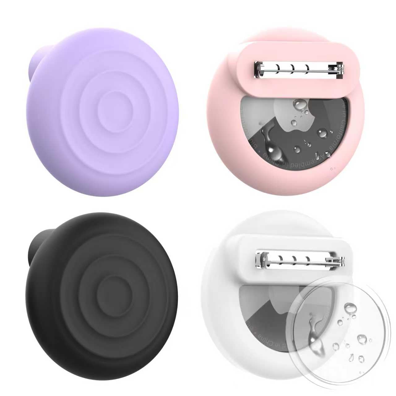 Photo 1 of 4 Pack Compatible for Air Tags Apple (Gen1&2) Kids Hidden, Airtag Holder for Kids, AirTag Hidden Kids Holder with Invisible Pin, Anti Lost, for Children, Elderly, Clothing