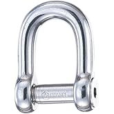 Lindemann WICHARD Screw Lock Shackle with Hexagon Pin 39x24 mm