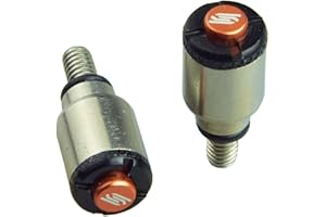 SCAR Fork Air Bleeder Bleed Valves M4x0.7mm Compatible with KTM SX SXF EXC EXCF XC XCW XCF XCFW TPI WP - Orange
