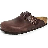 Birkenstock Men's Boston Habana Oiled Leather Habana (Men's Oversizes Available)