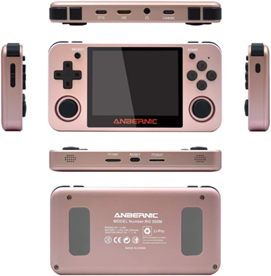 Elikliv Express RG350M Upgraded RG350 Video Game Handheld Console - 2500 Games 32GB SD
