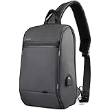 VGOAL Anti-Theft Sling Bag 13.3 inch Messenger Bag with USB Charging Port and RFID Pocket, Cross Body Daypack for Men and Wom