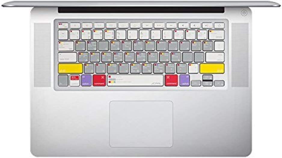 JCPal VerSkin Mac OS Shortcuts Ultra Thin Keyboard Protector (MacBook Pro Retina 13” / 15” / Air 13”)