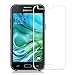 kwmobile Screen protector tempered glass for Samsung Galaxy J1 (2015) in crystal clear - Premium quality