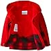 Columbia Baby Boys' Steens Mt Overlay Hoodie, Bright Red Lumberjack, 18-24 Months