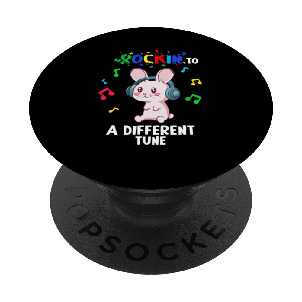 Rockin' to a Different Tune Autism Warrior PopSockets Swappable PopGrip