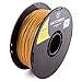 HATCHBOX PETG 3D Printer Filament, Dimensional Accuracy +/- 0.03 mm, 1 kg Spool, 1.75 mm, Gold
