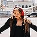 Edifier W800BT Bluetooth Headphones - Over-The-Ear Wireless Headphone, 75 Hours Long Playback, Lightweight -Red