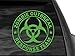 FGD Zombie Outbreak Response Team Green Vinyl Decal Sticker 12