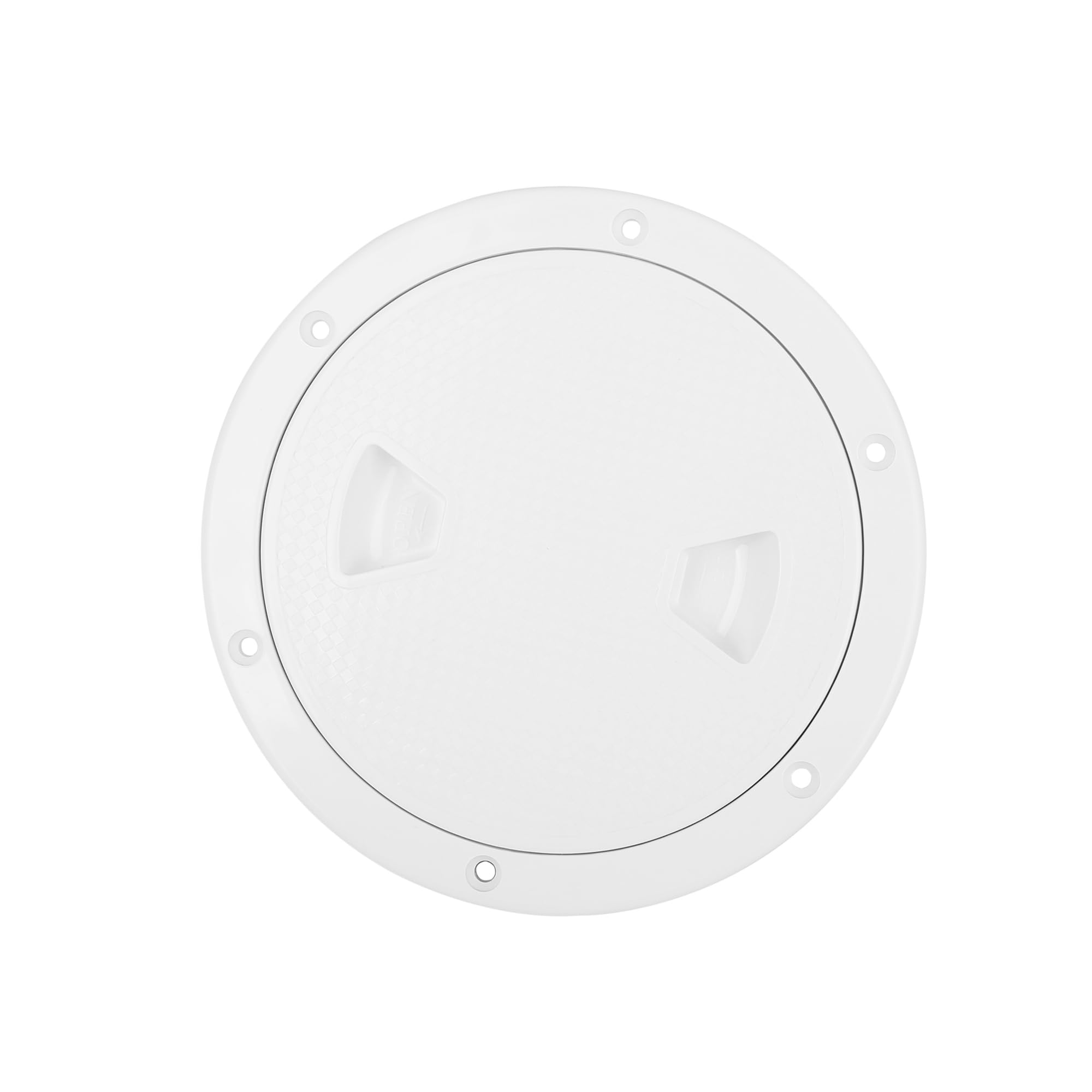 Hihaha 4" Boat White Circular Inspection Hatch Deck with Detachable Cover Durable Material
