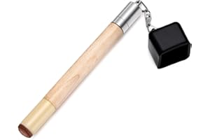 TOBWOLF Chalk Holder for Billiards, 2 in 1 Pool Cue Chalk Holder, Portable Pool Snooker Chalk Holder, Billiard Cue Tip Pricker, Non-Slip Billiard Cue Tip Tool Pool Table Accessory