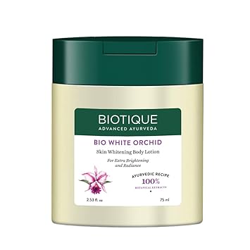 Biotique Bio White Orchid Skin Whitening Body Lotion, 75ml