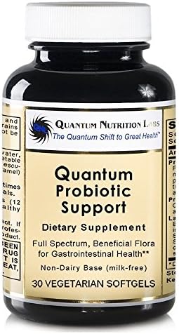 Quantum Probiotic Support, 60 softgels 2 Bottles - Premier Labs Probiotics Full Spectrum, Beneficial Flora for Gastrointestinal Health - Non-Dairy Base (Milk-Free)
