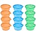 The First Years 12 Pack Take & Toss Bowls with Lids, 8 Ounce, Colors May Vary