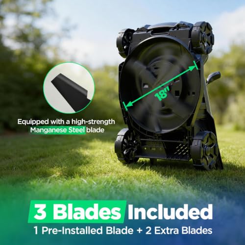 18" 40V Max Brushless Cordless Electric Lawn Mower photo 12