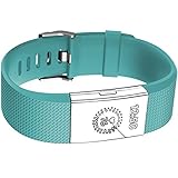 Humenn Fitbit Charge 2 HR Replacement Band, Large, Teal