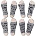 akiido If You Can Read This Please Bring Me a Beer Wine Coffee Pizza Socks Funny Saying Knitting Socks