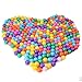 Babrit Pack of 100 Phthalate Free BPA Free Crush Proof Plastic Ball Ocean Balls Pit Balls - 6 Bright Colors