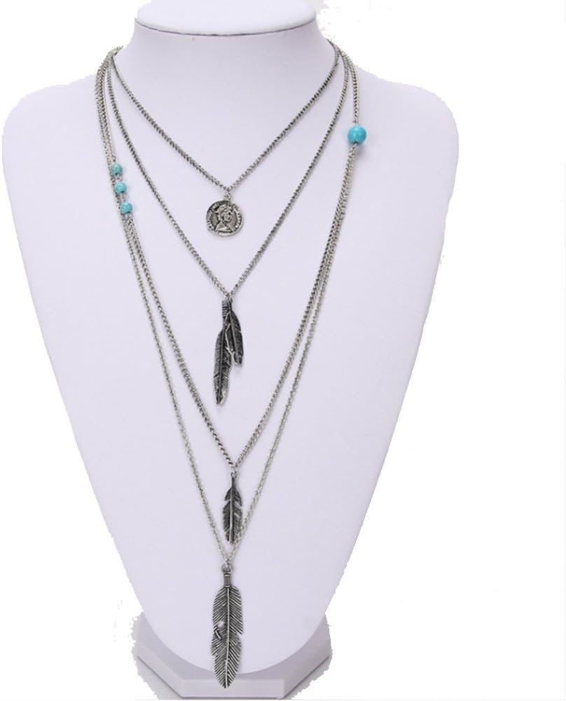 NL1200008 New Style Alloy Retro Geometric Necklace