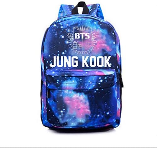 Kpop BTS Backpack Jimin Jin V Love Yourself Laptop Notebook Bag