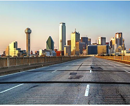 8x10 Dallas Skyline Print "Road to Dallas" by TravLin Photography