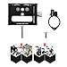 XOSS Bike Cellphone Holder, Mobile Support for Mountain Bike Bicycle Handlebar & Stem Cellphone Holder Aluminium Alloy Adjustable Mobile Phone Mount for Highway Vehicles (Black)
