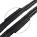 Boozuk Accordion Shoulder Straps, Soft Adjustable Synthetic Leather PU Accordion Shoulder Straps Set for 16-120 Bass, Wide Thick Comfortable Padded Shoulder Straps Black Set of 2.