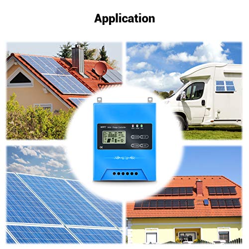iSunergy 30A MPPT Solar Charge Controller 12V/24V/48V Auto Working Buck Solar Panel Battery Regulator Maintainer with LCD Display for Solar Panel Battery Overload Protection - Thumbnail 6