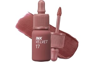 Peripera Ink the Velvet Lip Tint | High Pigment Color, Longwear, Weightless, Not Animal Tested, Gluten-Free, Paraben-Free | #