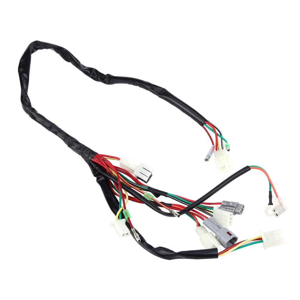 KIMISS Motorcycle Wiring Harness, PW50 Wire Harness, Motorcycle Loom Wire, Cable Assembly Replacement Part//pw50 wiring loom