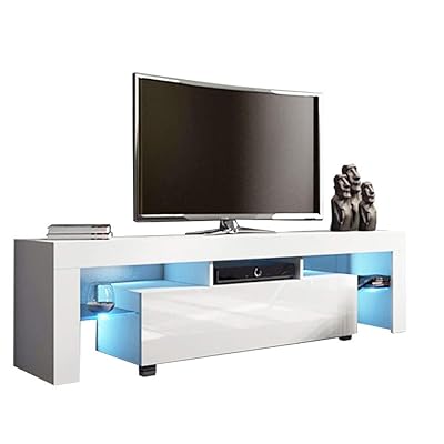 high gloss media console