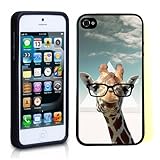 iPhone 5 5S Case ThinShell TPU Case Protective iPhone 5 5S Case Shawnex Hipster Giraffe Geek Glass