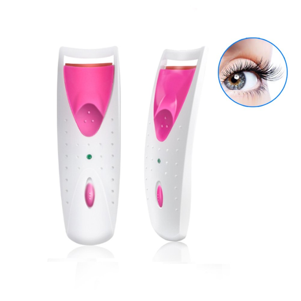 Electric Heated Eyelash Curler Eyelashes Shaping Tool Long Lasting Eye Lashes Clip Curler Makeup Tool - Color Random